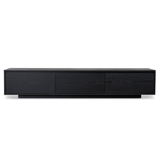 Ctv6753-Bb-V2 2.3M Wooden Entertainment Unit | Full Black | Myka Home