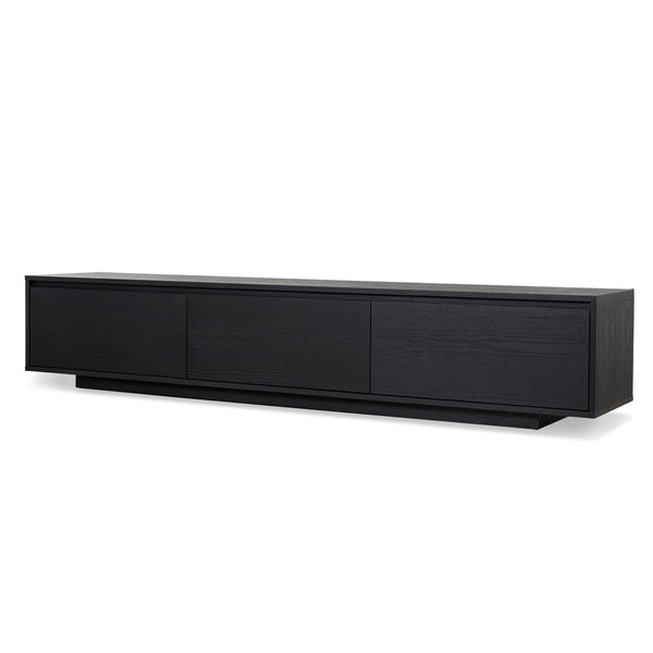 Ctv6753-Bb-V2 2.3M Wooden Entertainment Unit | Full Black | Myka Home