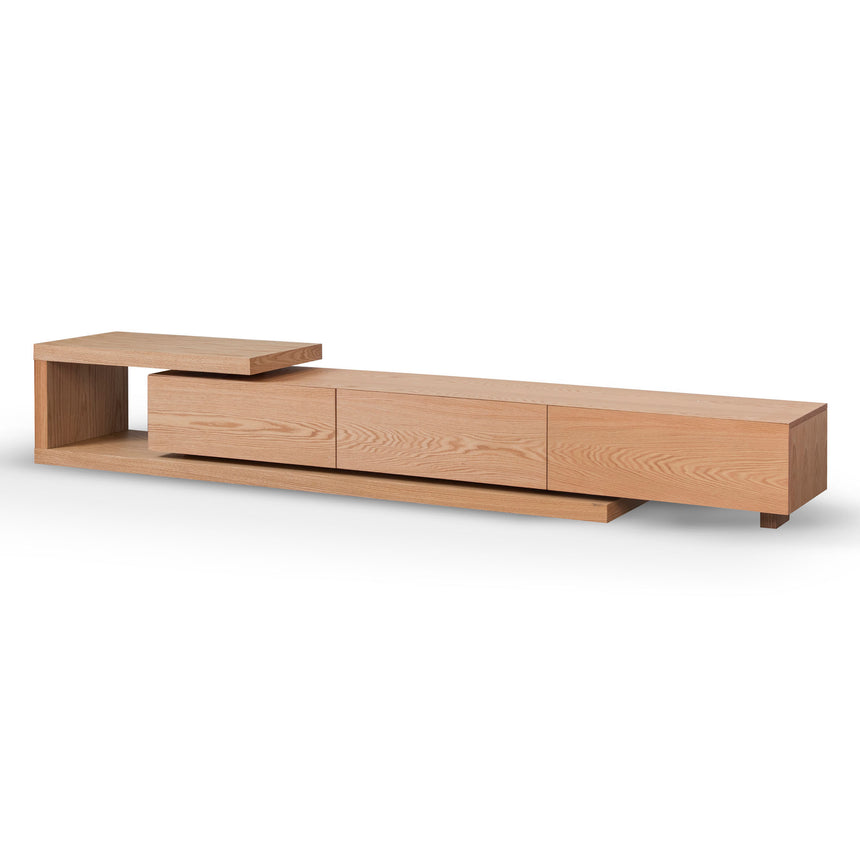 Extendable TV Entertainment Unit | Natural | Myka Home
