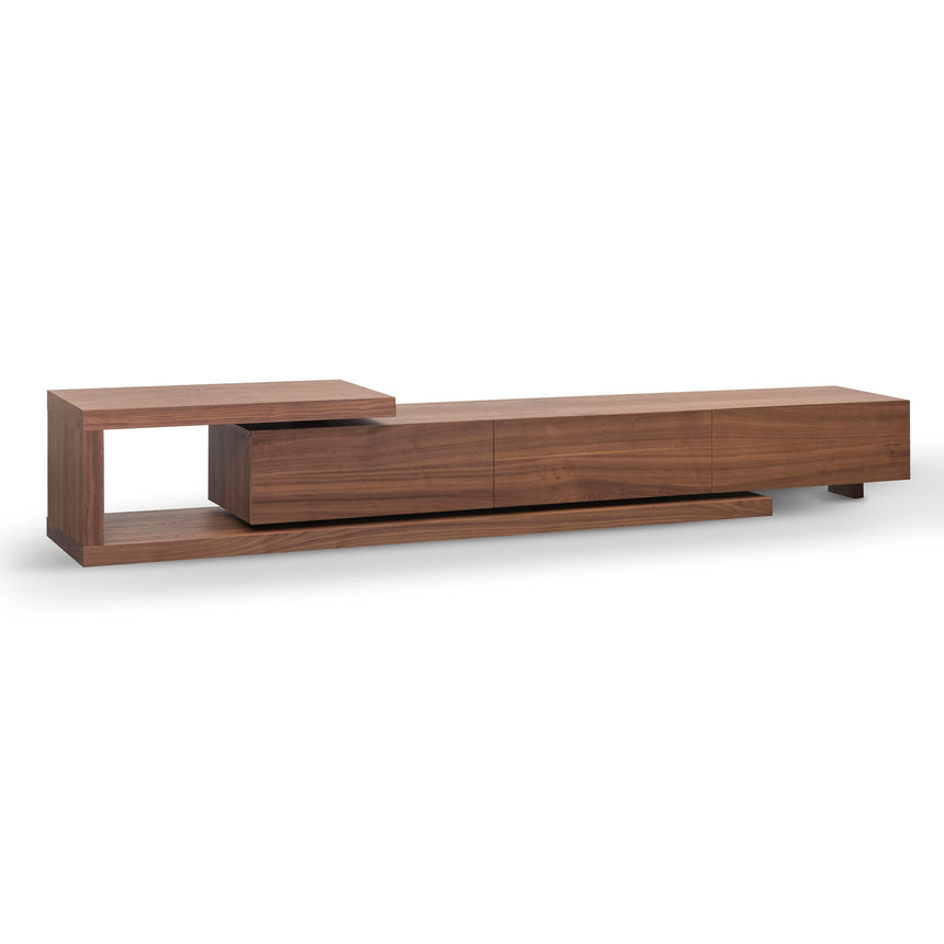 Extendable TV Entertainment Unit | Walnut | Myka Home - View 3