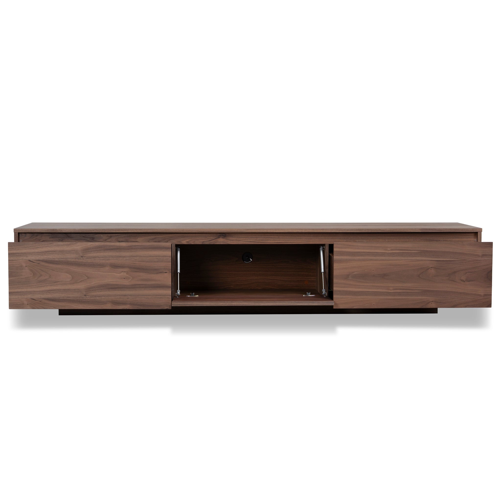Ctv8232-Bb-V2 2.3M Wooden TV Entertainment Unit | Walnut | Myka Home