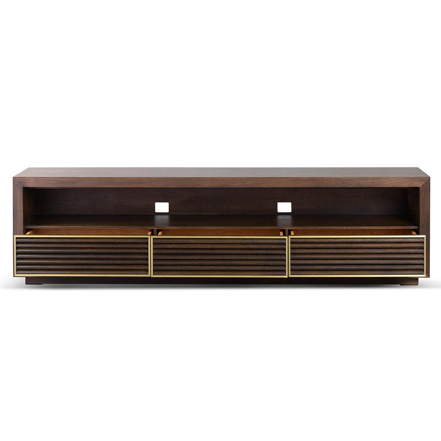 Ex Display - CTV8272-VA 2m TV Entertainment Unit - Walnut - View 4
