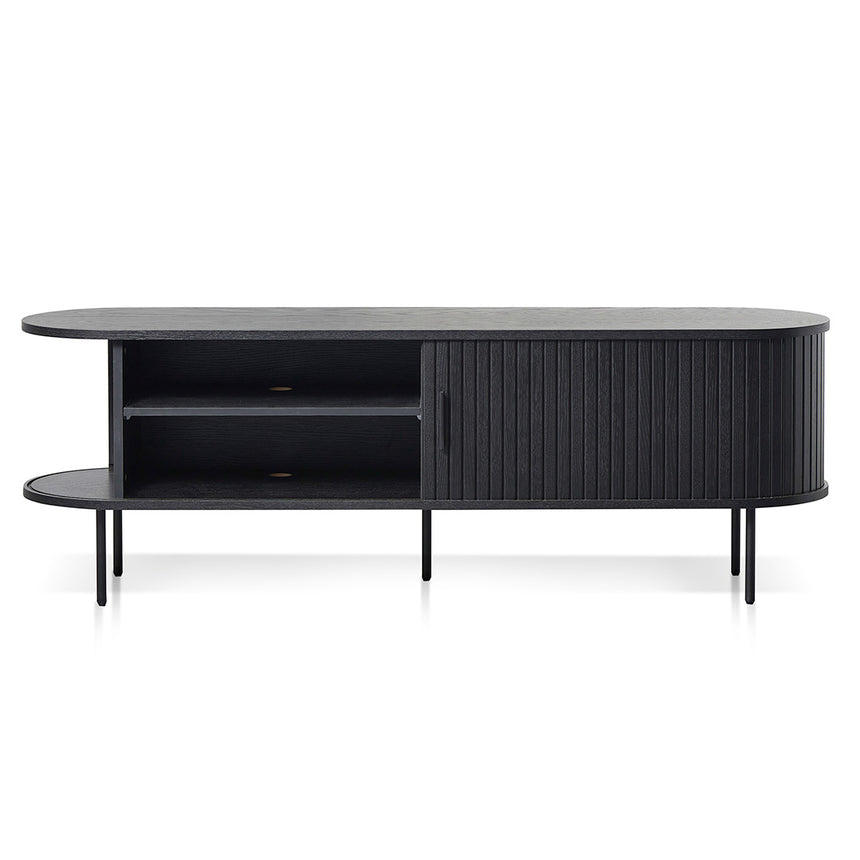 1.6m TV Entertainment Unit | Full Black | Myka Home - View 4