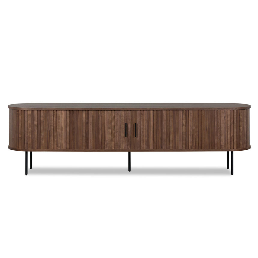 2m TV Entertainment Unit | Walnut | Myka Home - View 2
