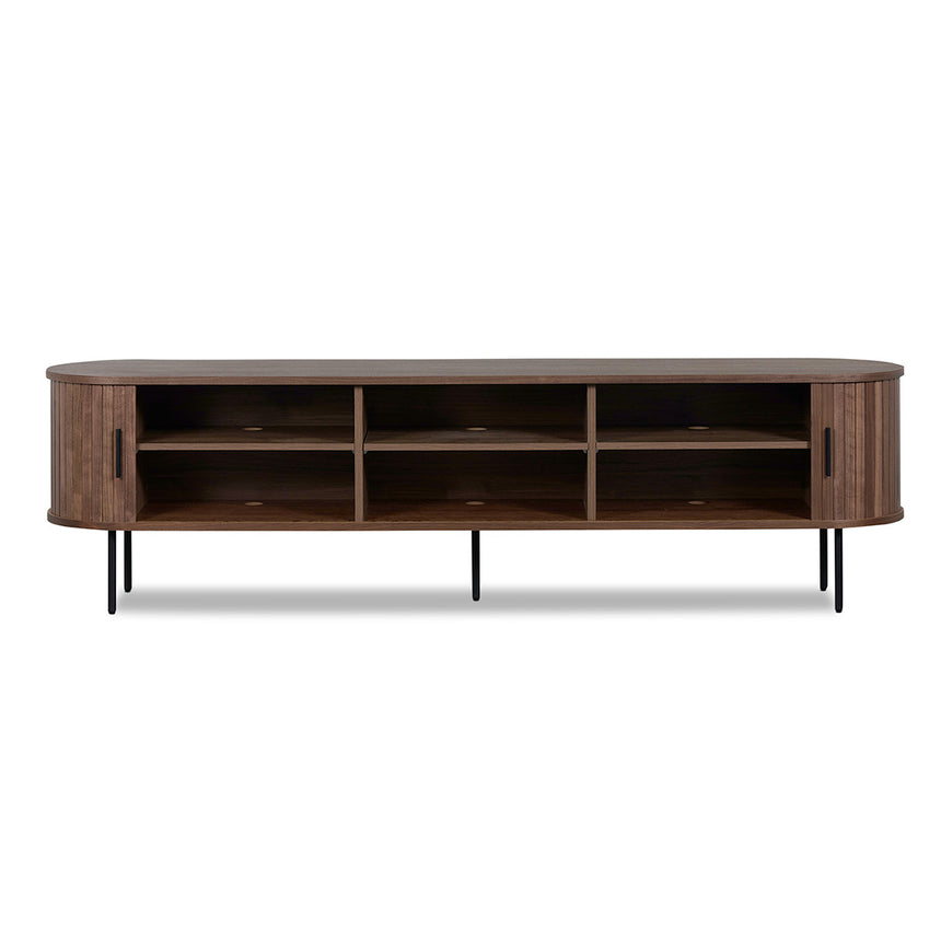 2m TV Entertainment Unit | Walnut | Myka Home - View 3