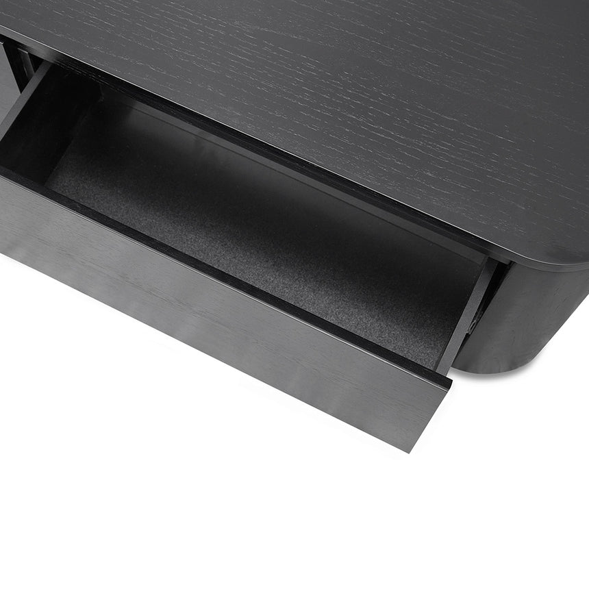 Expandable TV Entertainment Unit | Full Black Oak | Myka Home - View 14