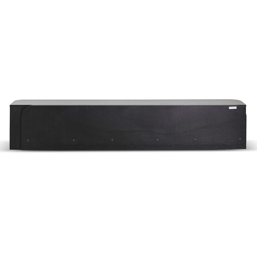 Expandable TV Entertainment Unit | Full Black Oak | Myka Home - View 17