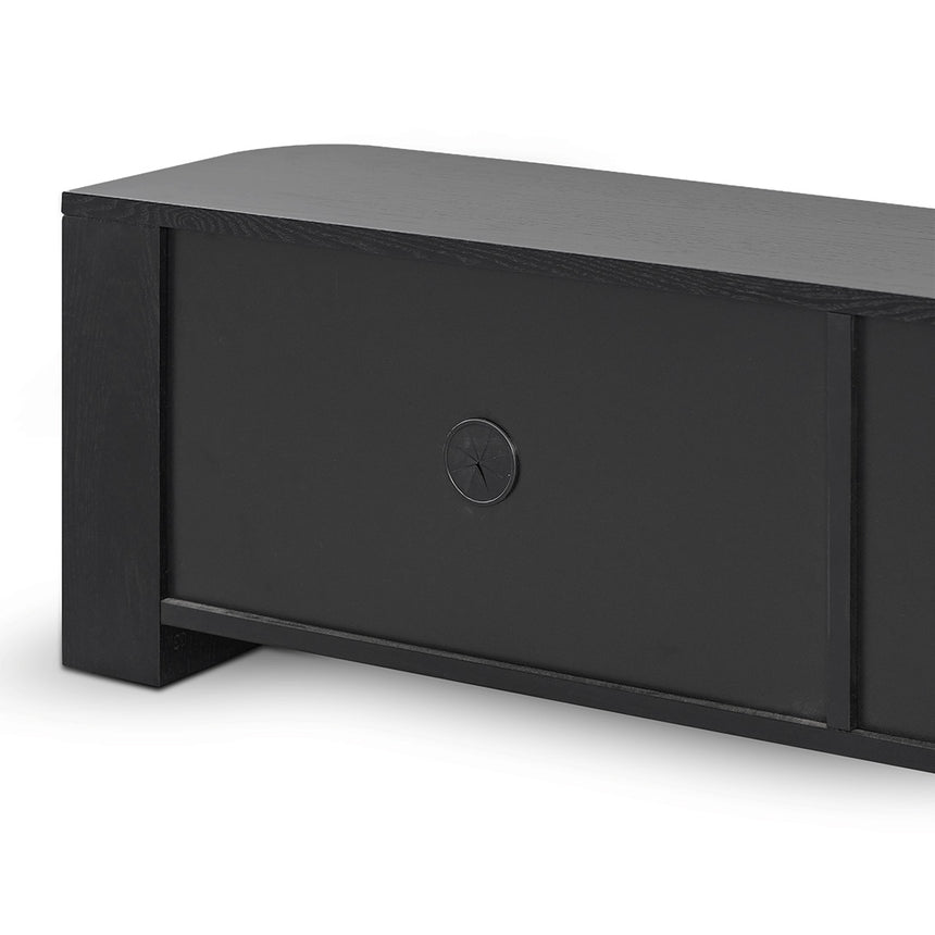 Expandable TV Entertainment Unit | Full Black Oak | Myka Home - View 18