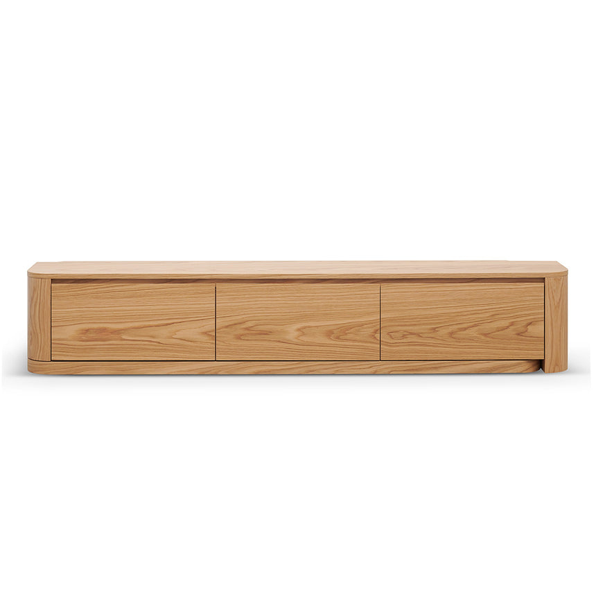 Expandable TV Entertainment Unit | Natural Oak | Myka Home - View 2