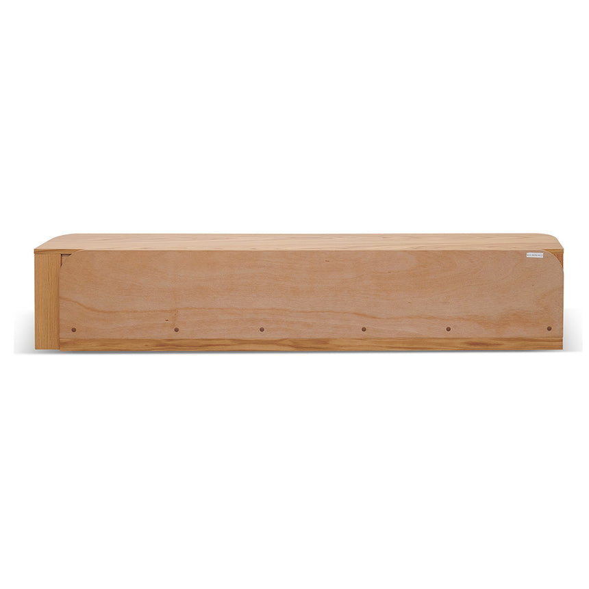 Expandable TV Entertainment Unit | Natural Oak | Myka Home - View 16