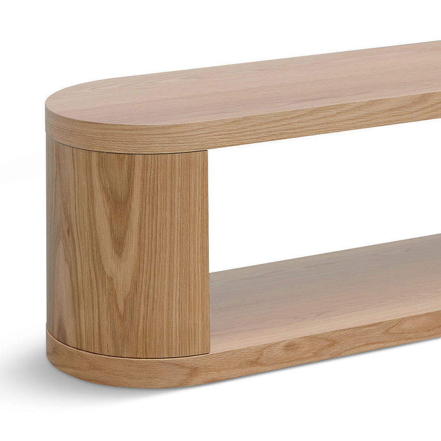 Extendable TV Entertainment Unit | Natural Oak | Myka Home - View 4