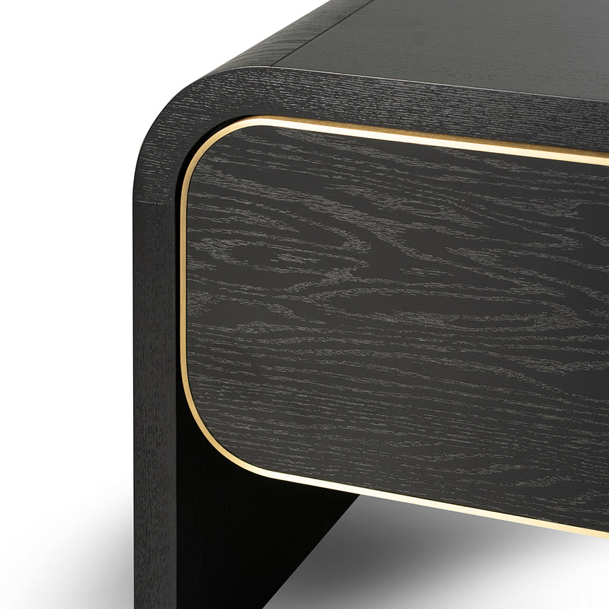 2m TV Entertainment Unit | Textured Espresso Black | Myka Home - View 10