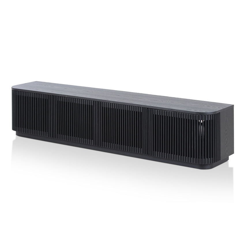 2m TV Unit | Full Black | Myka Home