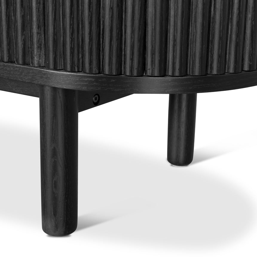 2m TV Entertainment Unit | Full Black | Myka Home - View 13