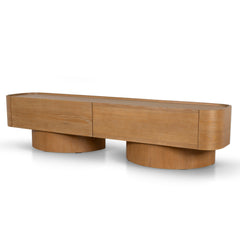 2.2m TV Entertainment Unit | Dusty Oak | Myka Home