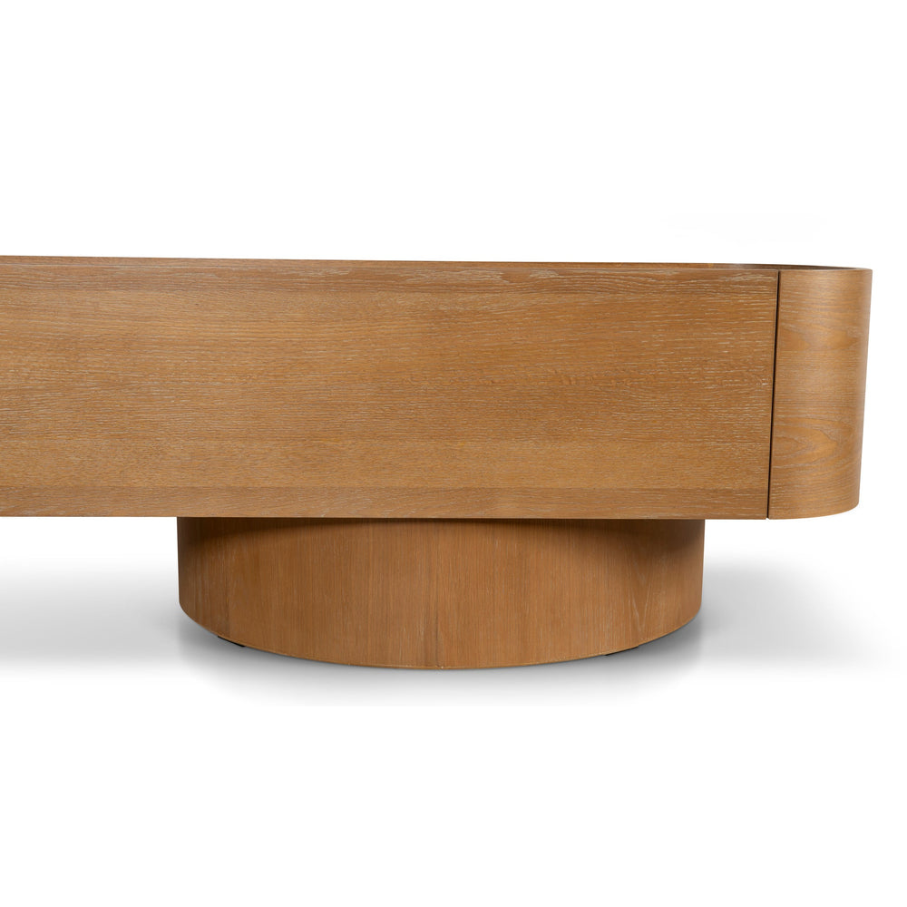 2.2m TV Entertainment Unit | Dusty Oak | Myka Home - View 7