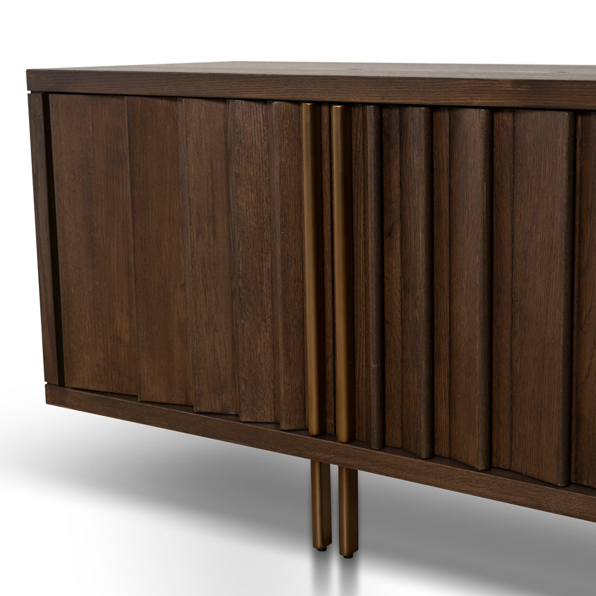 2m TV Entertainment Unit | Caramel Oak | Myka Home - View 13