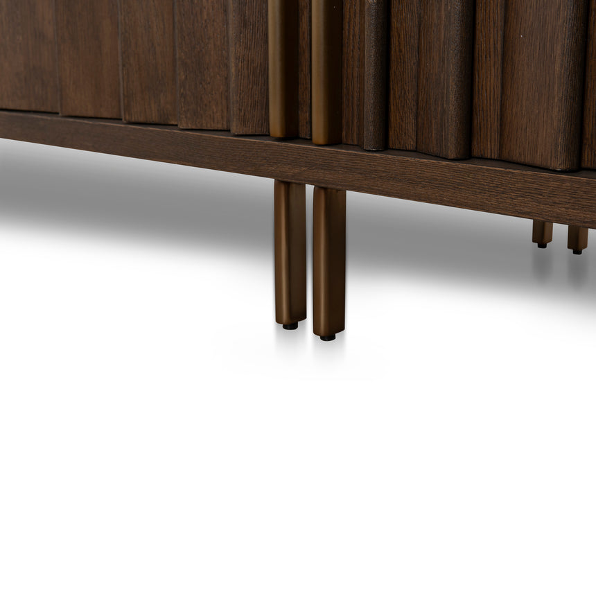 2m TV Entertainment Unit | Caramel Oak | Myka Home - View 14