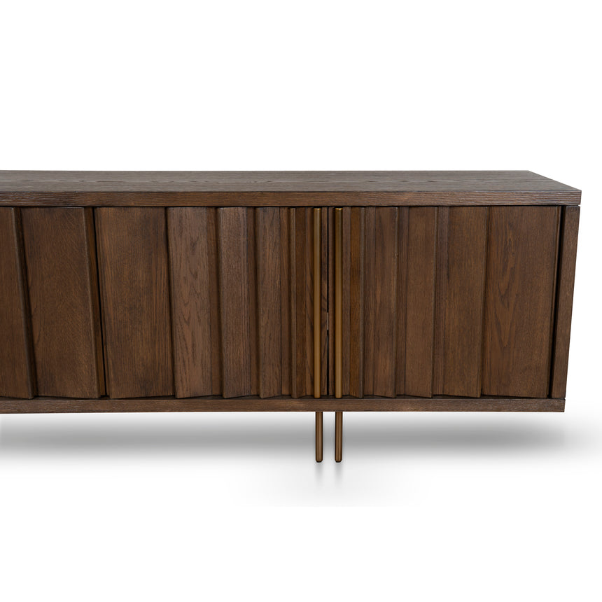 2m TV Entertainment Unit | Caramel Oak | Myka Home - View 6
