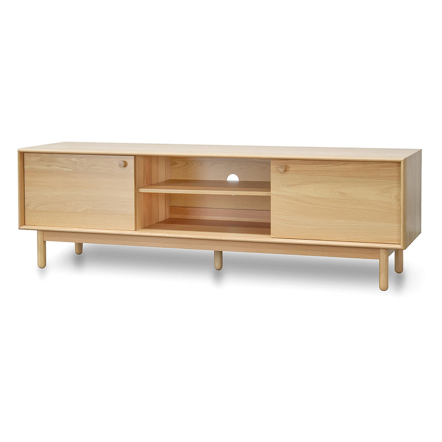 1.8m TV Entertainment  Unit | Natural | Myka Home