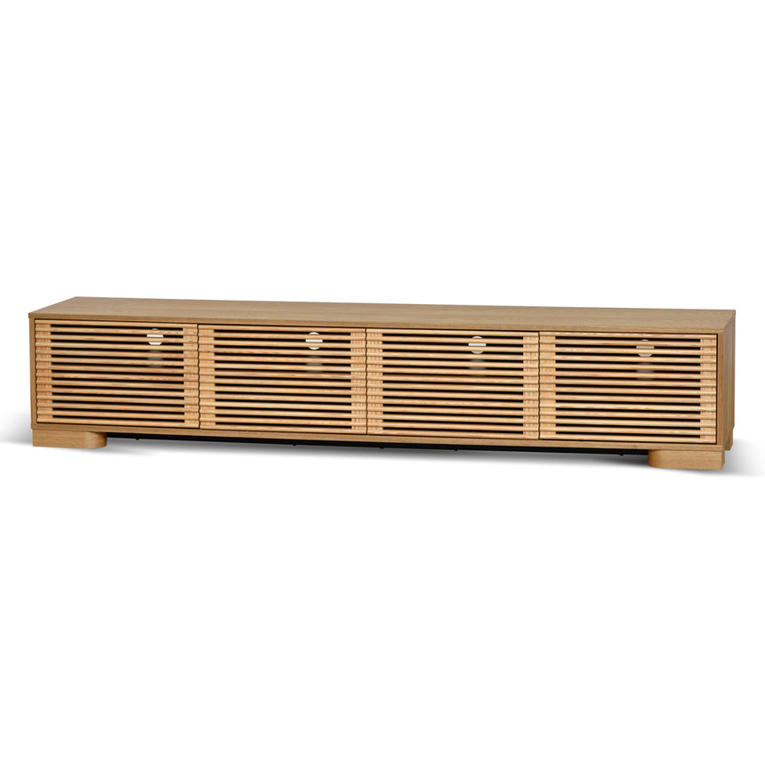 2.3m TV Entertainment Unit | Natural | Myka Home