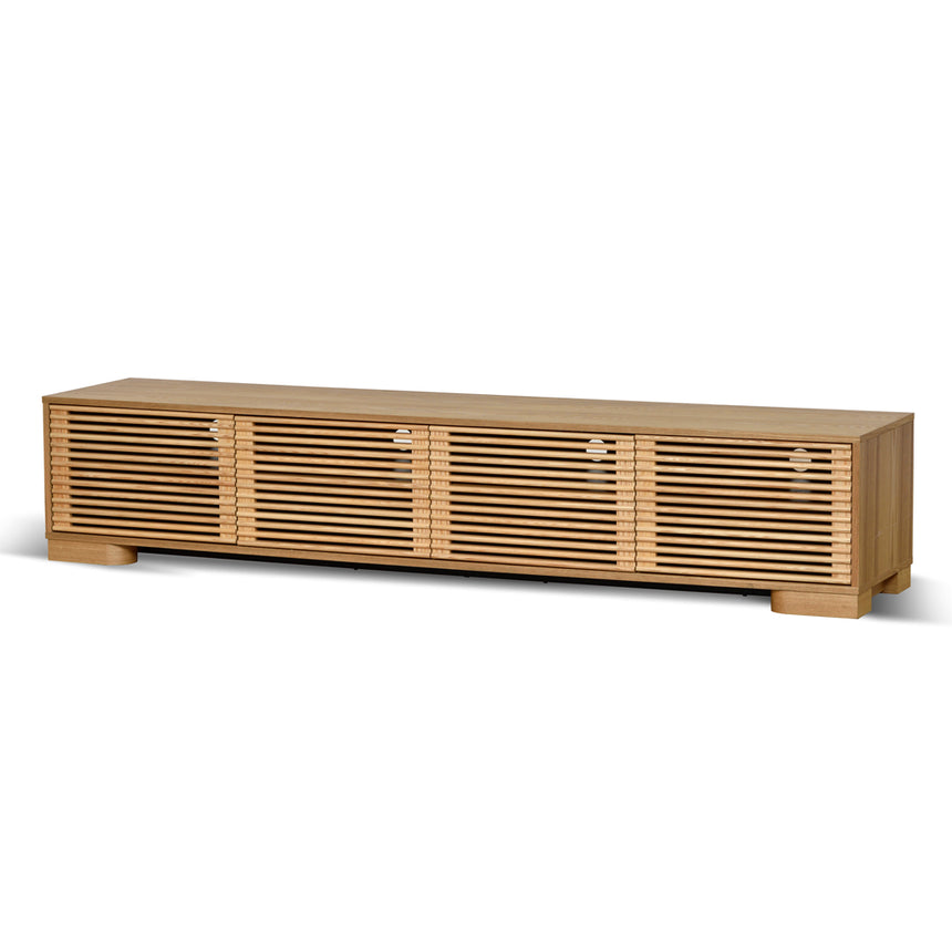 2.3m TV Entertainment Unit | Natural | Myka Home - View 4