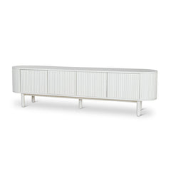 CTV8987-KD 2m TV Entertainment Unit - Warm White Oak