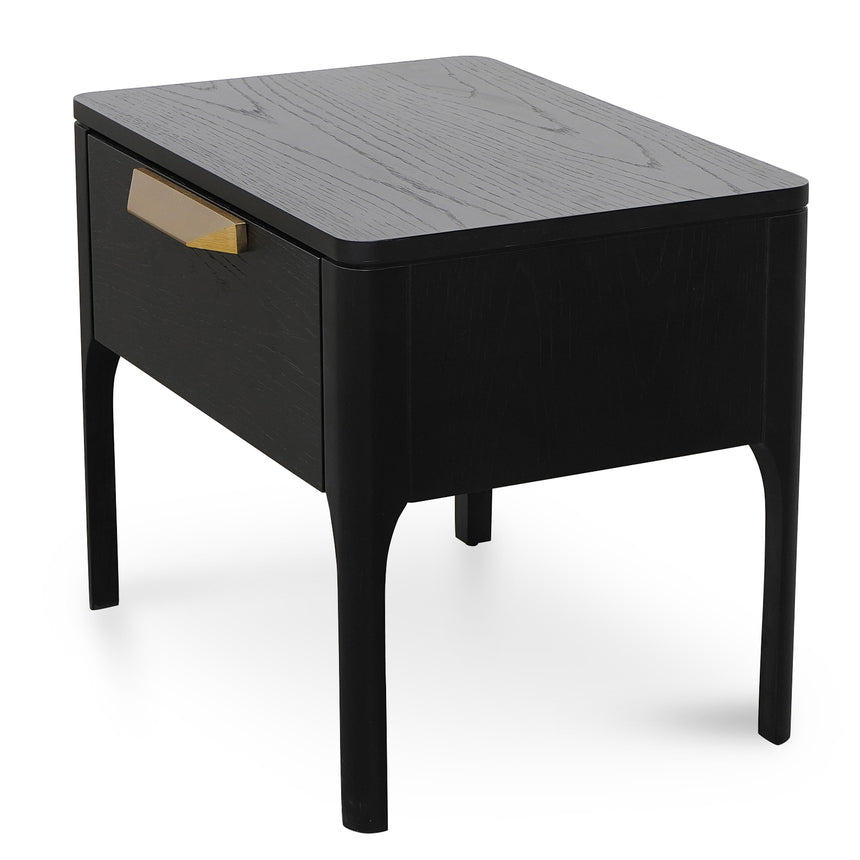 Bedside Table | Black Veneer | Myka Home