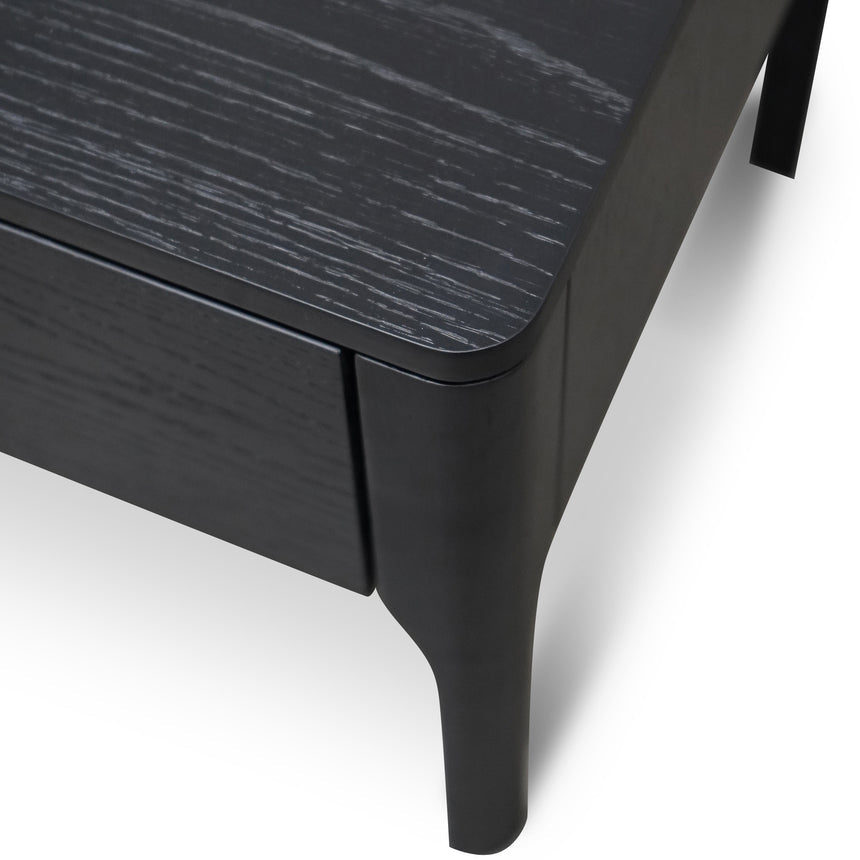 Bedside Table | Black Veneer | Myka Home - View 5