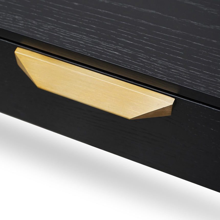 Bedside Table | Black Veneer | Myka Home - View 8
