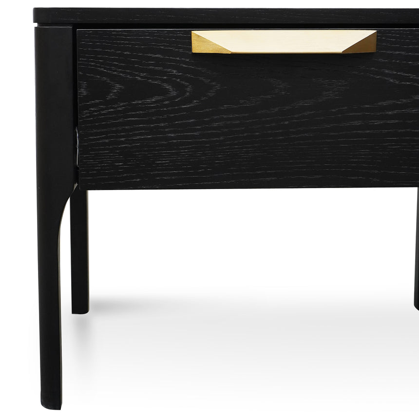 Bedside Table | Black Veneer | Myka Home - View 7