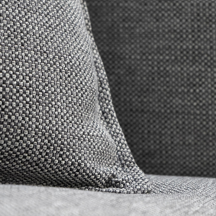 4 Seater Sofa with Cushion and Pillow - Graphite Grey - View 8