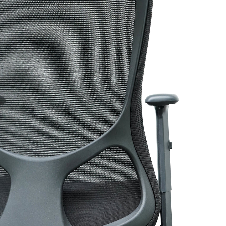 Mesh Office Chair | Black | Myka Home - View 11