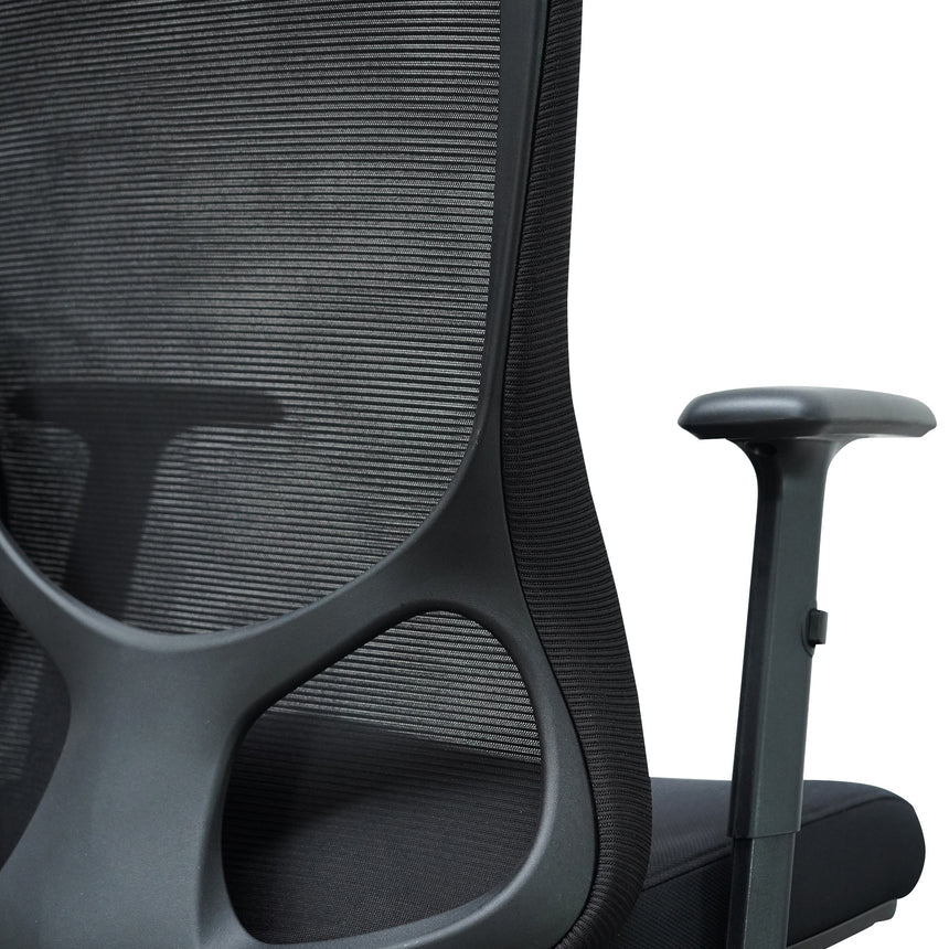 Mesh Office Chair | Black | Myka Home - View 10
