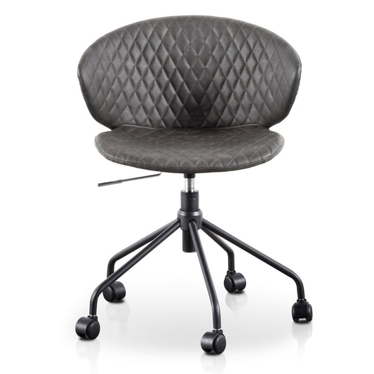 Office Chair | Charcoal with Black Base | Myka Home