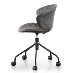 Office Chair | Charcoal with Black Base | Myka Home