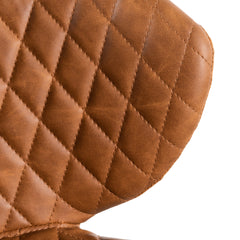 Office Chair | Tan with Black Base | Myka Home