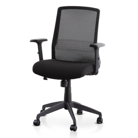 Mesh Office Chair | Full Black | Myka Home