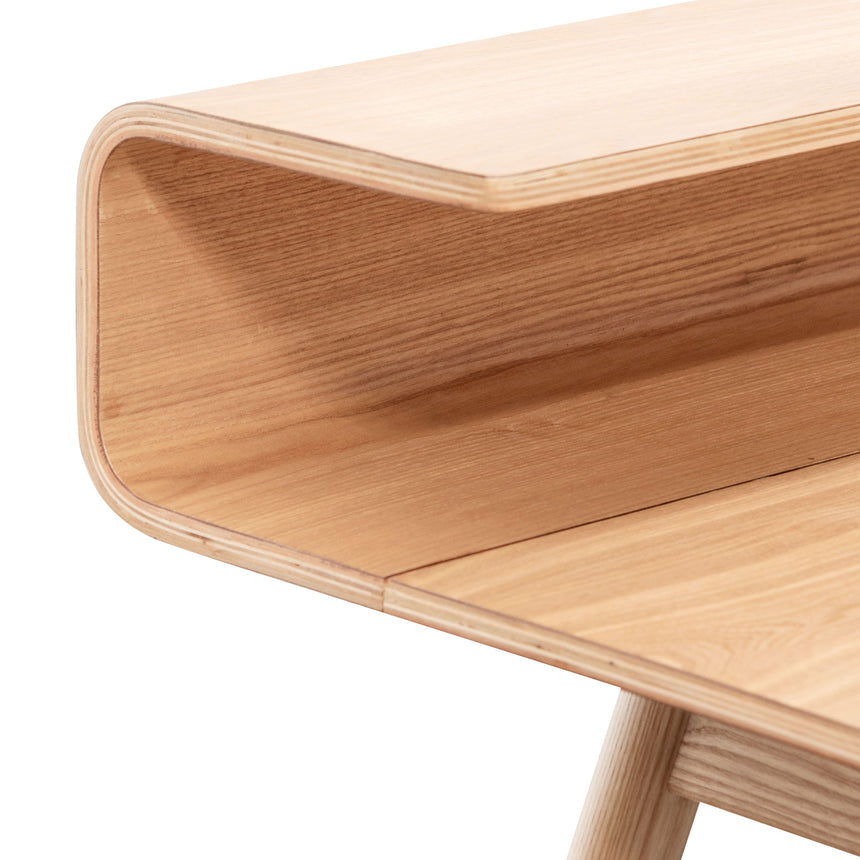 Wooden Home Office Desk | Natural | Myka Home - View 5