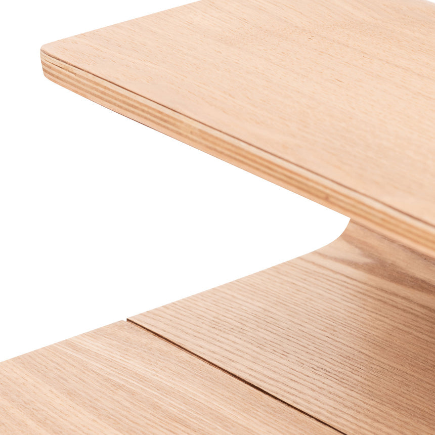 Wooden Home Office Desk | Natural | Myka Home - View 7