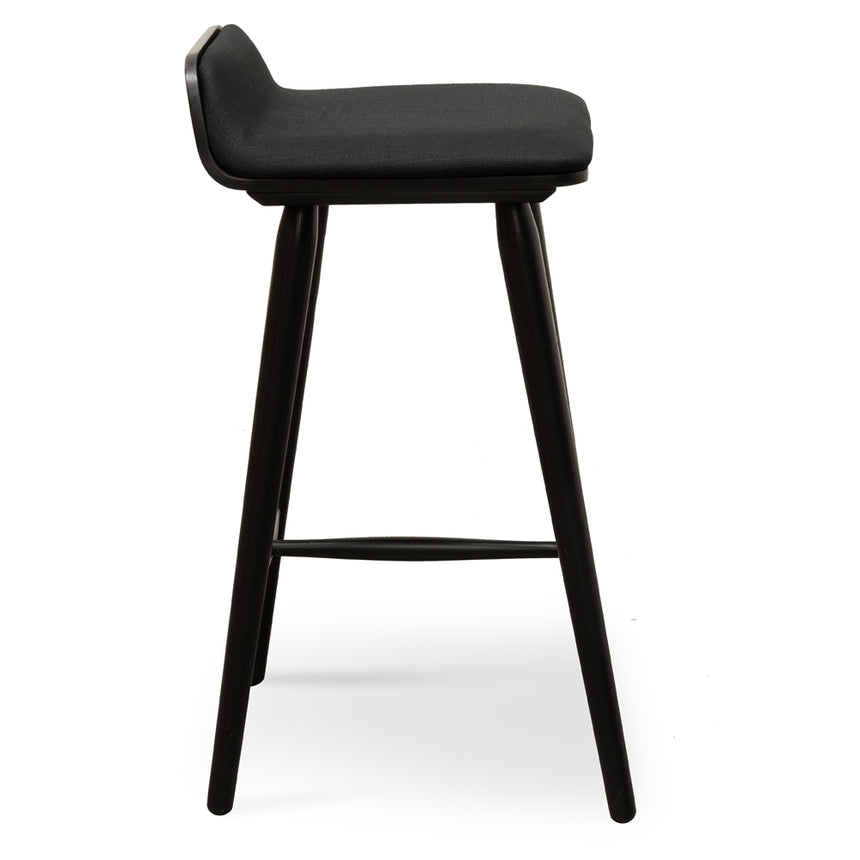 65cm Bar Stool - Black - View 4