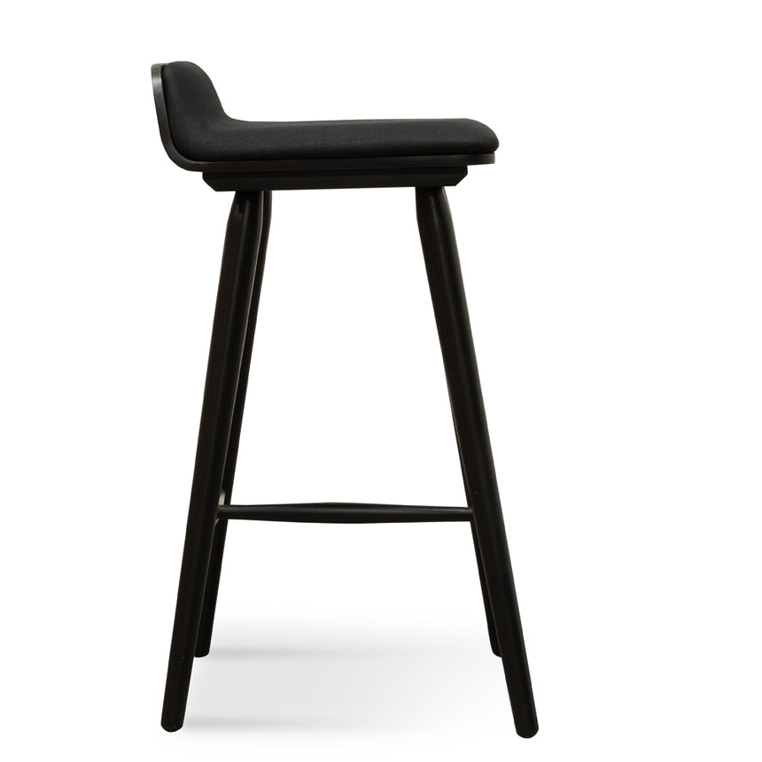 65cm Bar Stool - Black - View 6