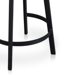 Ex Display - CBS2565-SU Bar Stool In Matt Black - Natural