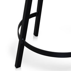 Ex Display - CBS2565-SU Bar Stool In Matt Black - Natural