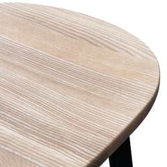 Ex Display - CBS2565-SU Bar Stool In Matt Black - Natural