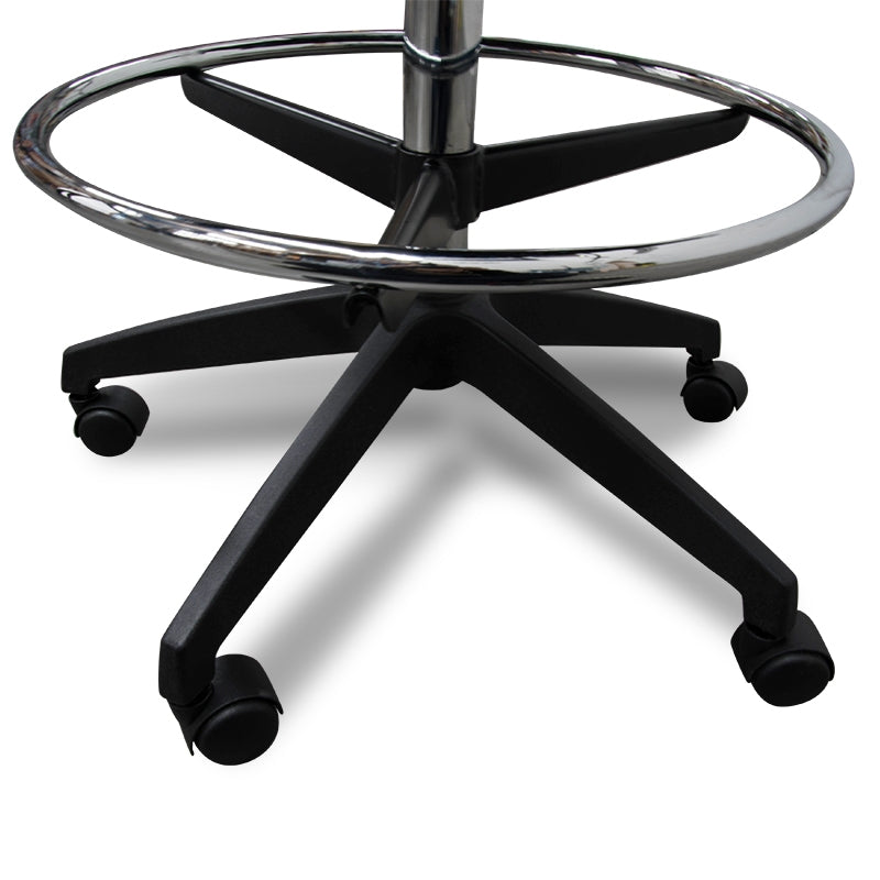 Drafting Office Chair | Black | Myka Home - View 5