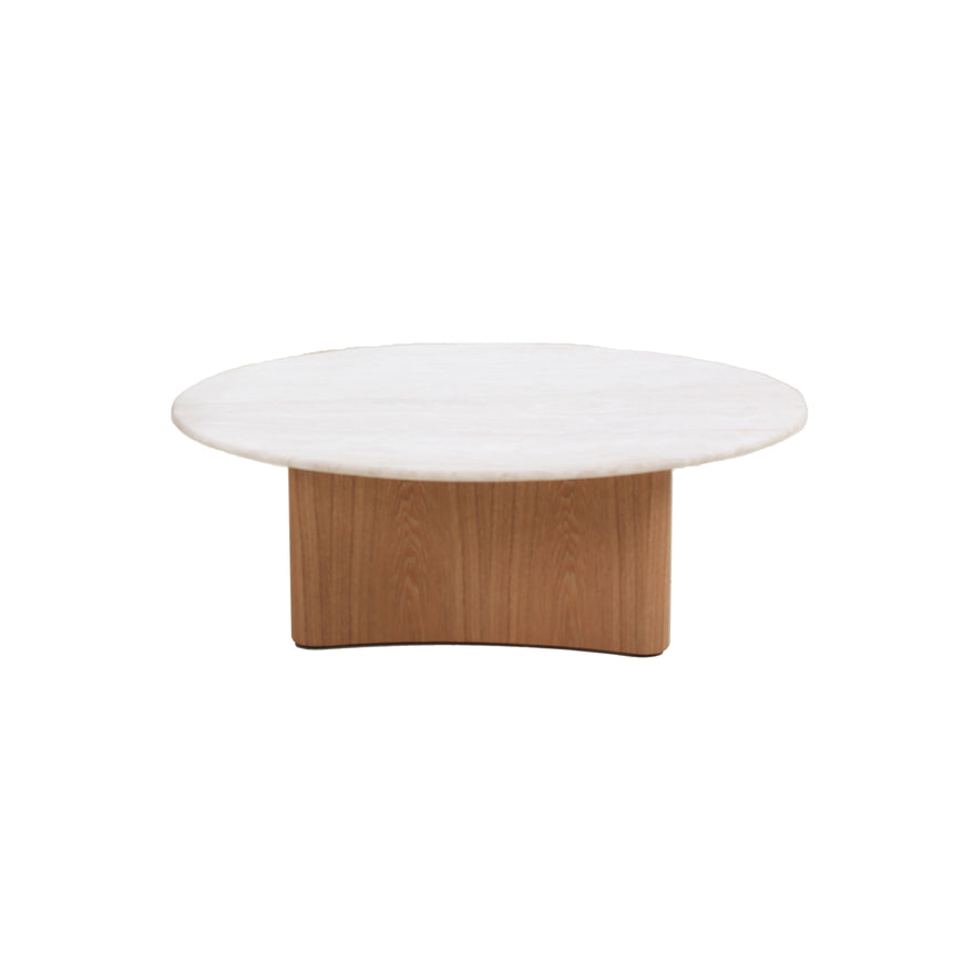 Nested Marble Coffee Table - Natural - View 9