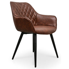 Ex Display - CDC2272-SE - Plywood Dining Chair  - Cinnamon Brown