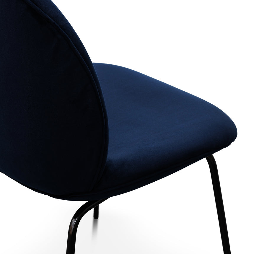Dining Chair - Navy Velvet - View 4