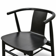 Ex Display - CDC673-SD Dining Chair - Black Shell - Black Seat